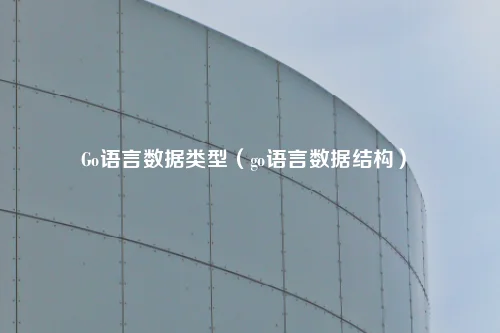 Go语言数据类型（go语言数据结构）