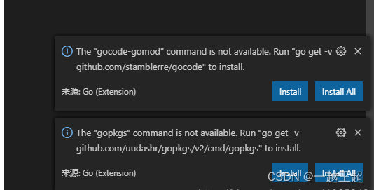 VS Code安装go插件失败原因分析以及解决方案