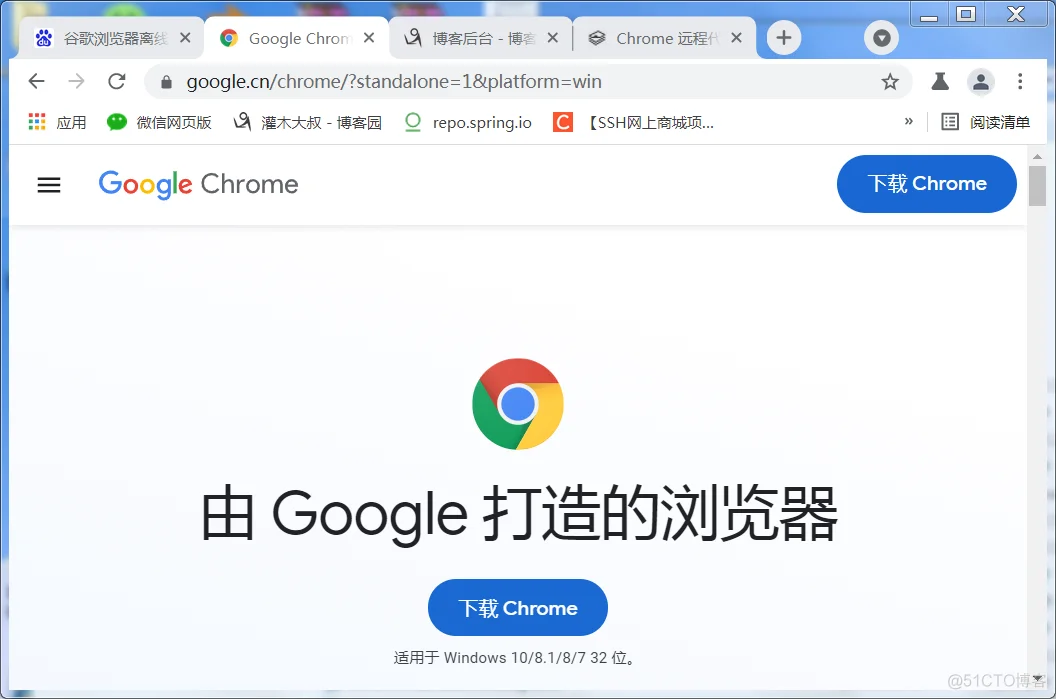 谷歌浏览器离线安装包下载_JAVA