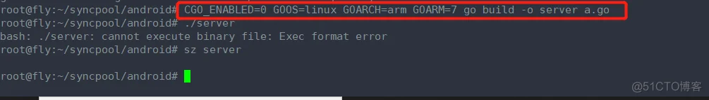 [转]使用 Android 运行 Golang 程序_可执行文件_03