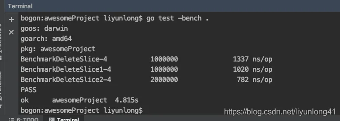 golang 删除切片的某个元素及剔除切片内的零值方式