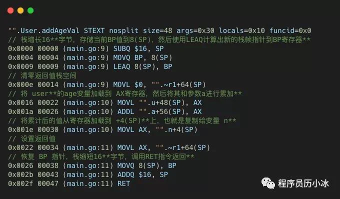 Go 结构体函数调用底层实现