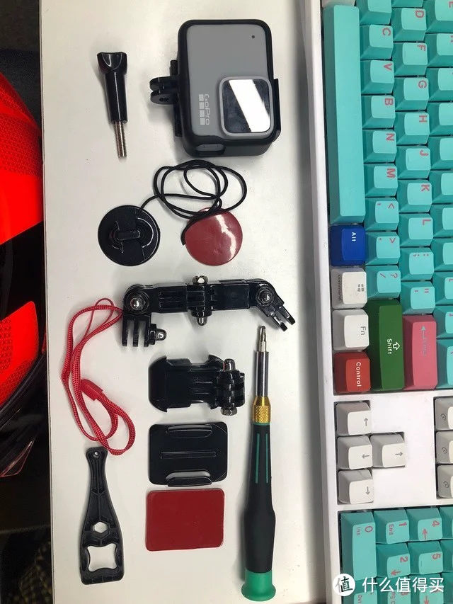 超详细！头盔上安装GoPro组件！
