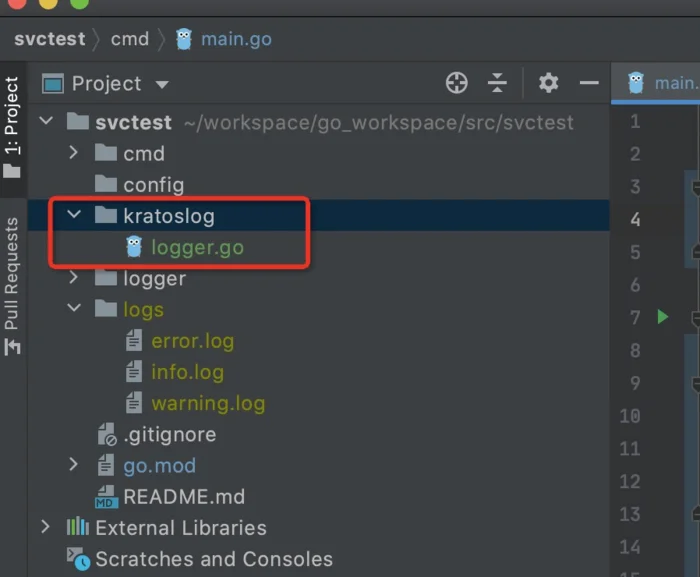 golang web框架 kratos中的日志框架 golang web框架 kratos中的日志框架