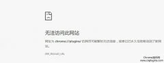 chrome://plugins 为什么无法打开?