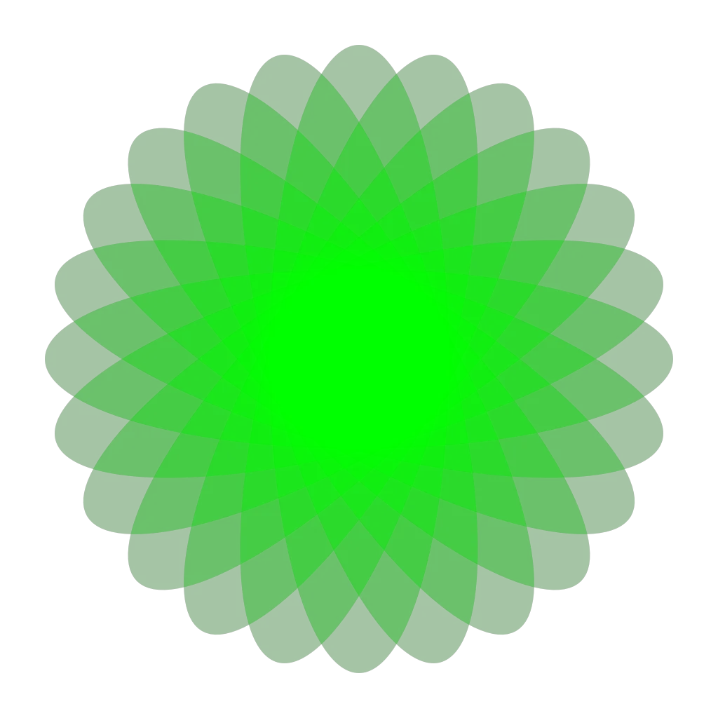 绿色椭圆