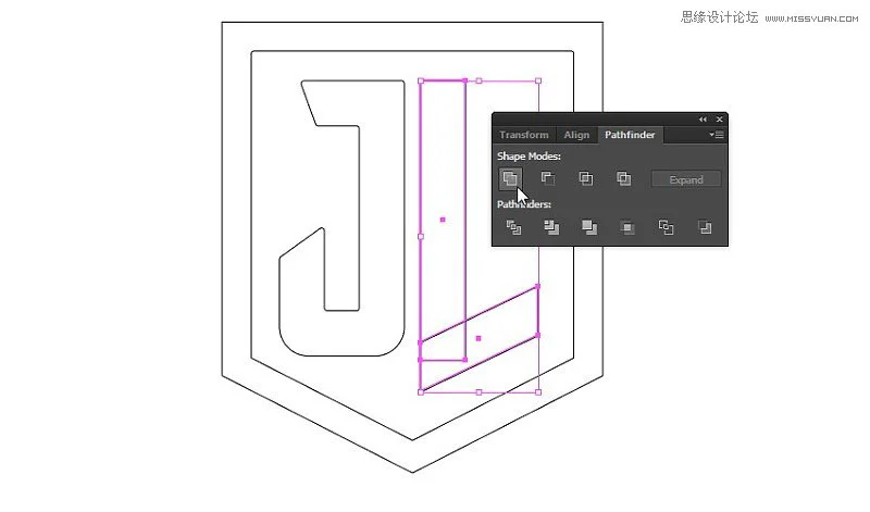 Photoshop结合AI设计正义联盟LOGO教程,PS教程,思缘教程网