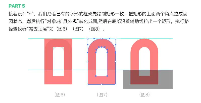 AI制作漂亮的彩虹英文字母logo教程(ai制作字母logo教程)(图8)