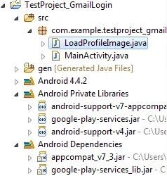 Google-play services library added (2)